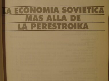 La economía soviética más alla de la Perestroika